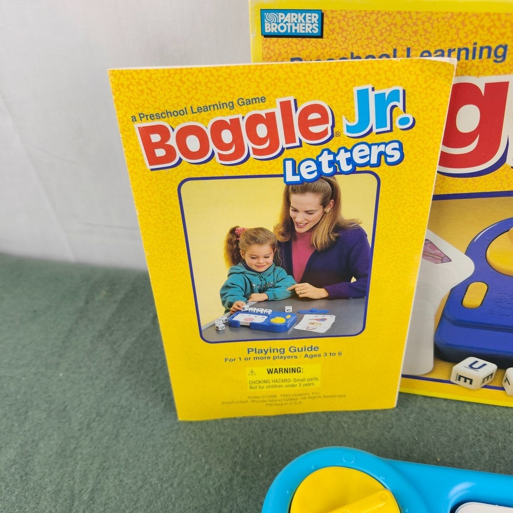 Boggle Jr. Letters Preschool Spelling Game Vintage 1992 Complete Parker Bros - Picture 5 of 7